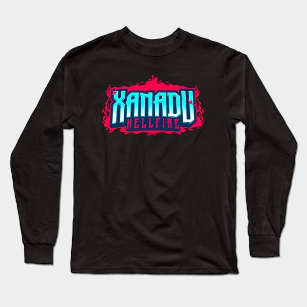 Xanadu Hellfire Long Sleeve T-Shirt by bloodsuckajones